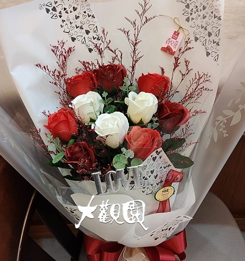 香皂花束設計款 南投埔里花店