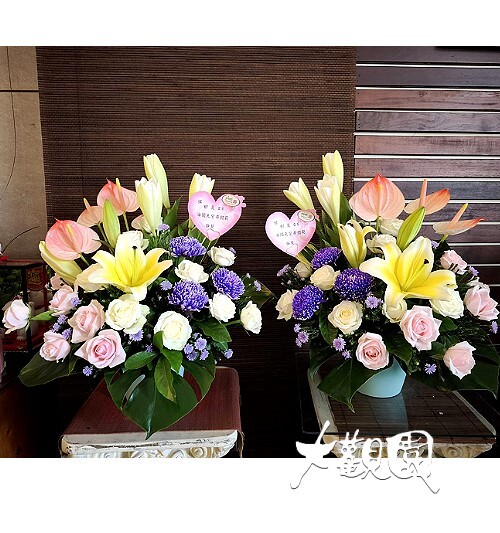 精緻盆花 祝賀盆花 喜慶桌上花 會場佈置盆花