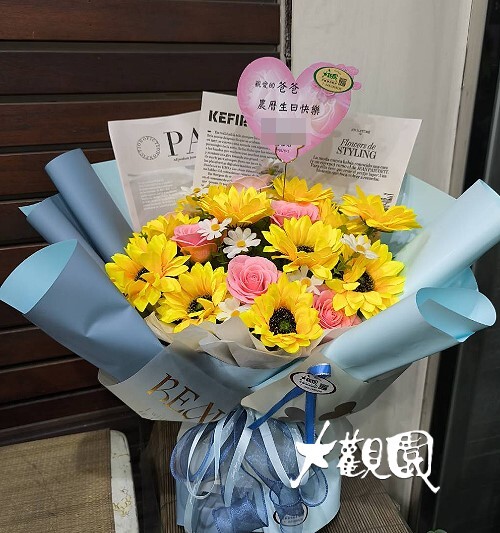 向日癸花束 畢業 生日花束