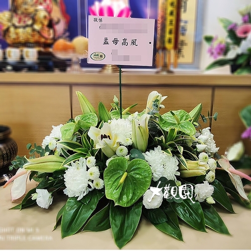 追思盆花 喪禮弔唁盆花 埔里大觀園花藝