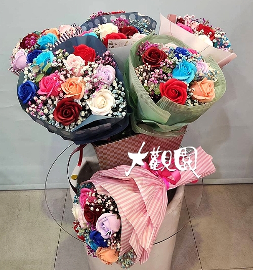 香皂花束設計款 南投埔里花店